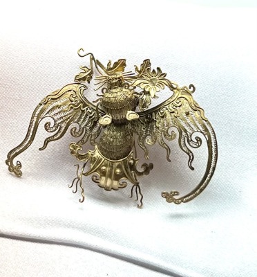 Ming Dynasty Gold Bat Ornament